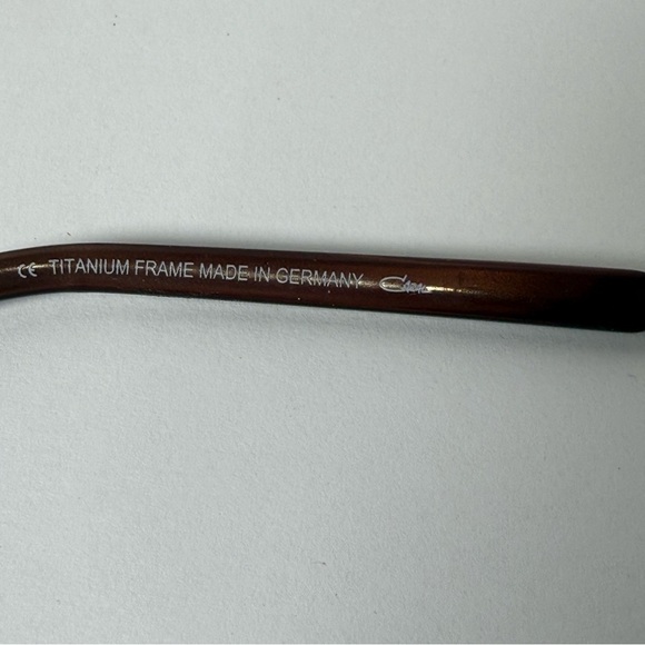 Classic Cazal Titanium 4268 NO Lenses FRAME ONLY Gold main image 5